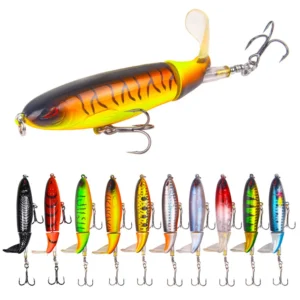 Whopper Popper Soft Rotating Tail Fishing Lure