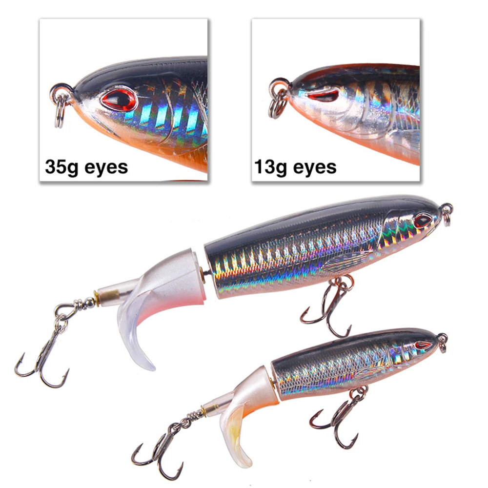 Whopper Plopper Topwater Floating Fishing Lures Rotating Tail for Bass -  5.5 • Tribunali Italiani