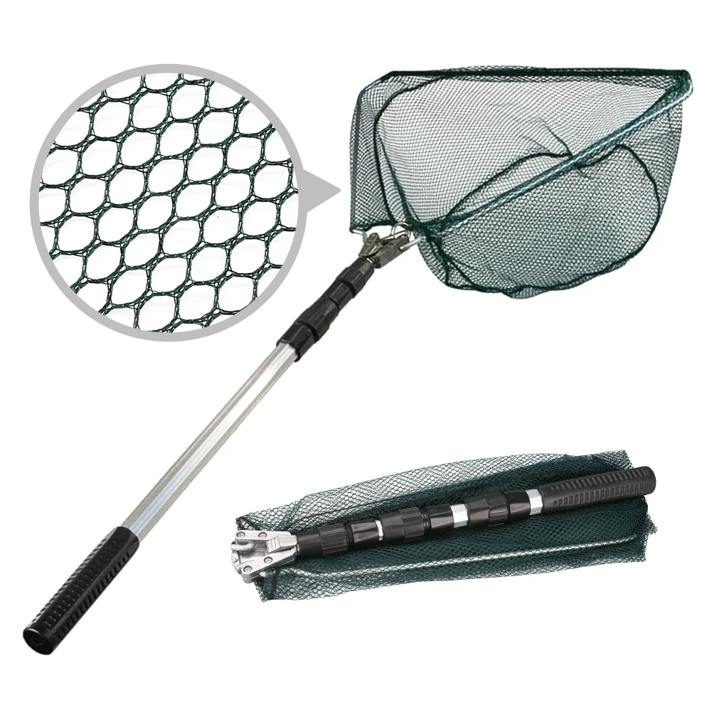 Telescopic Fold-able Landing Net – Get Your Catch!