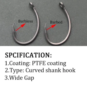 Stainless Steel Barbed/Barbless hooks