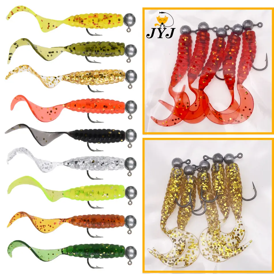 1g hook with grub worm/maggot fishing lures – Get Your Catch!
